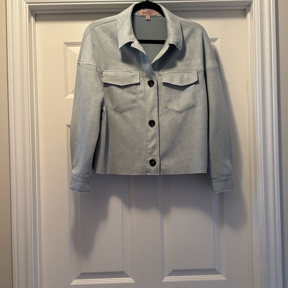 Philosophy Sky Blue Utility Jacket